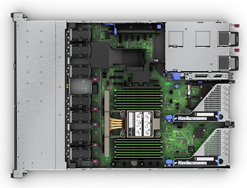 HPE ProLiant DL320 Gen11机架式服务器（英特尔至强铜牌3508U，8核，2.10GHz | 32GB 内存 | 4块*4TB 7.2K SATA 硬盘 | 三年保修）） 产品图