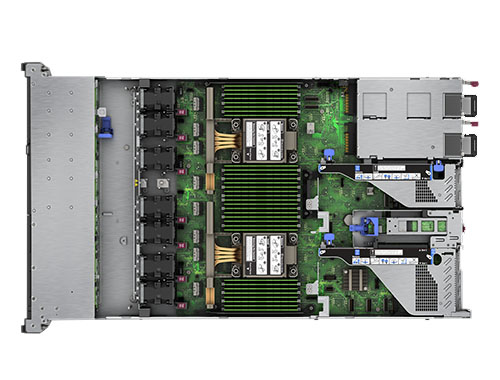 HPE DL360 Gen11 双路服务器（英特尔至强银牌4410Y，12核，2.0GHz | 128GB 内存 | 2x12TB 7.2K SAS 硬盘 | 三年保修） 产品图