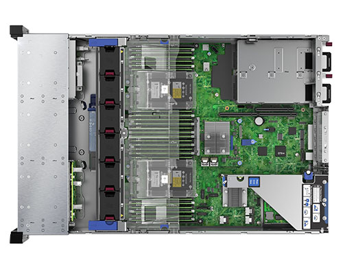 HPE DL380Gen10 2U双路服务器（2颗*至强铜牌3204，6核，1.9G | 64GB内存 | 4块*2.4T 10K SAS 硬盘 | 三年保修） 产品图