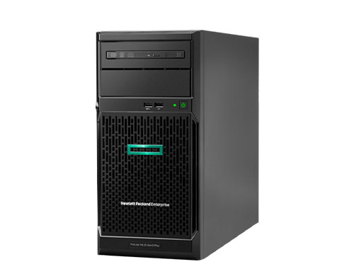 HPE ML30 Gen10 Plus服务器（至强E-2314，4核，2.8G | 8GB 内存 | 2块*1TB 硬盘 | 三年保修） 产品图