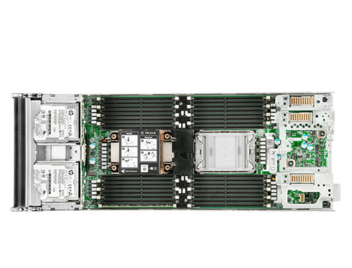 HPE Synergy 480 Gen10 Plus服务器（2颗*至强金牌 5315Y，8核，3.2G | 64GB 内存 | 3块*1.8TB 10K SAS 硬盘 | 三年保修） 产品图